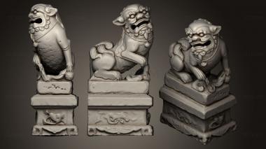 3D model Lion statue 0 M (STL)